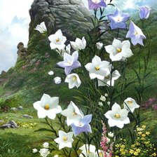 Схема вышивки «пейзаж»