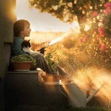 Схема вышивки «Детство»