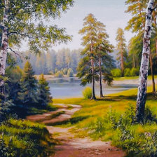 The Road Throught the Forest.