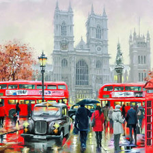 Схема вышивки «Westminster.»