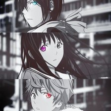 Схема вышивки «noragami opening»