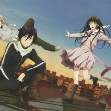 Схема вышивки «noragami opening»