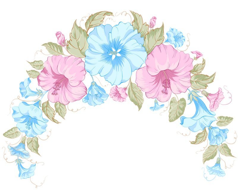 цветы - рамка - оригинал