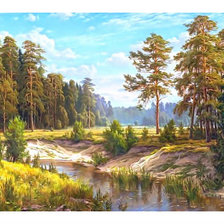 Схема вышивки «Пейзаж.»