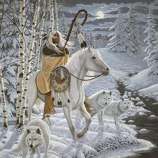 Схема вышивки «Шаман»