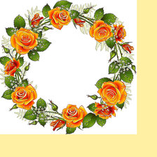 Схема вышивки «Серия "Веночки". Розы»