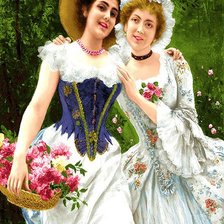 Схема вышивки «priatelky»