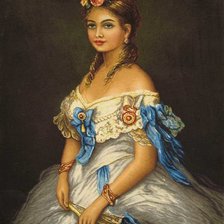 Схема вышивки «portrét»