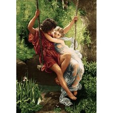 Схема вышивки «na hojdačke»