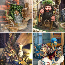 Схема вышивки «Сказочная нечисть:)»