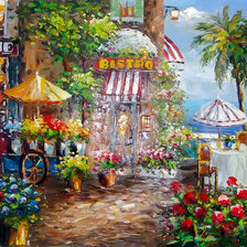 Схема вышивки «French Bistro.»