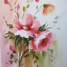 Схема вышивки «МАКИ»