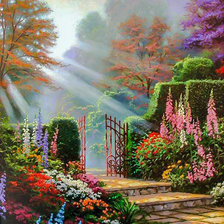 Схема вышивки «Garden of Grace.»