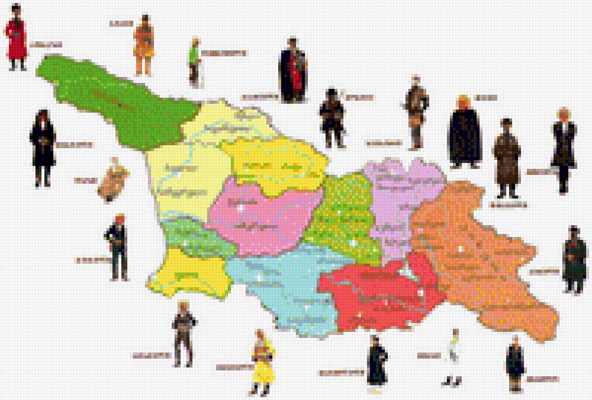Georgia - map - предпросмотр