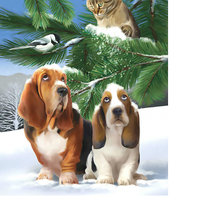 Схема вышивки «Друзья.»