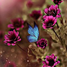 Схема вышивки «Цветы»