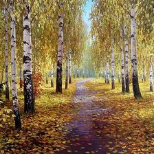 Схема вышивки «пейзаж»