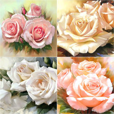 Схема вышивки «Розы.»