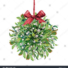 Схема вышивки «Омела 2»