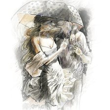 Двое под зонтом