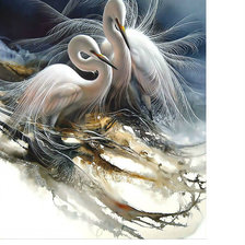 Схема вышивки «Цапли2»