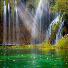 Схема вышивки «водопад»