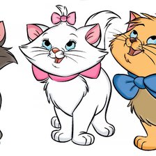 Схема вышивки «котики»