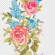 Схема вышивки «kvety»