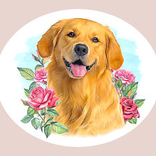 Схема вышивки «Серия "Собаки".»