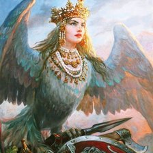 Схема вышивки «Гамаюн»