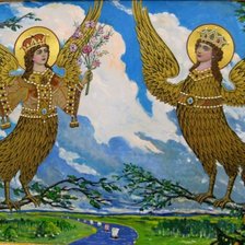 Схема вышивки «Алконосты»