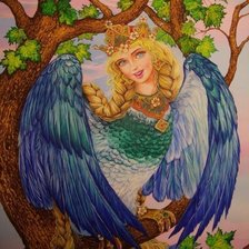 Схема вышивки «Гамаюн»