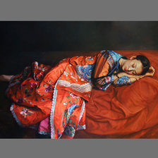 Zhao Kailin, японка на красном2