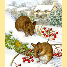 Схема вышивки «Серия "Грызуны"»