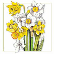 Схема вышивки «Нарциссы.»