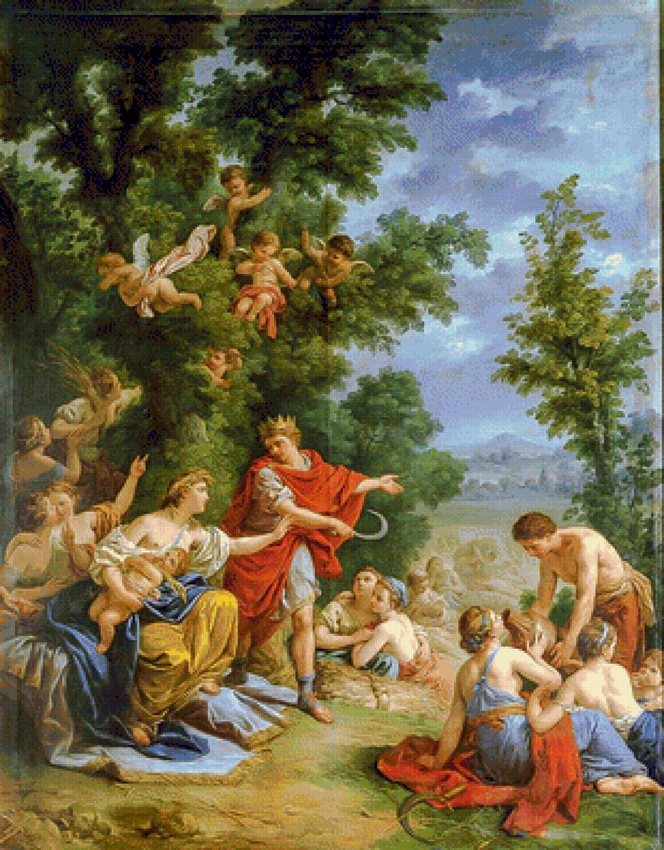 Ceres and Triptolemus. - louis jean françois lagrenée painter.mythological.people. - предпросмотр