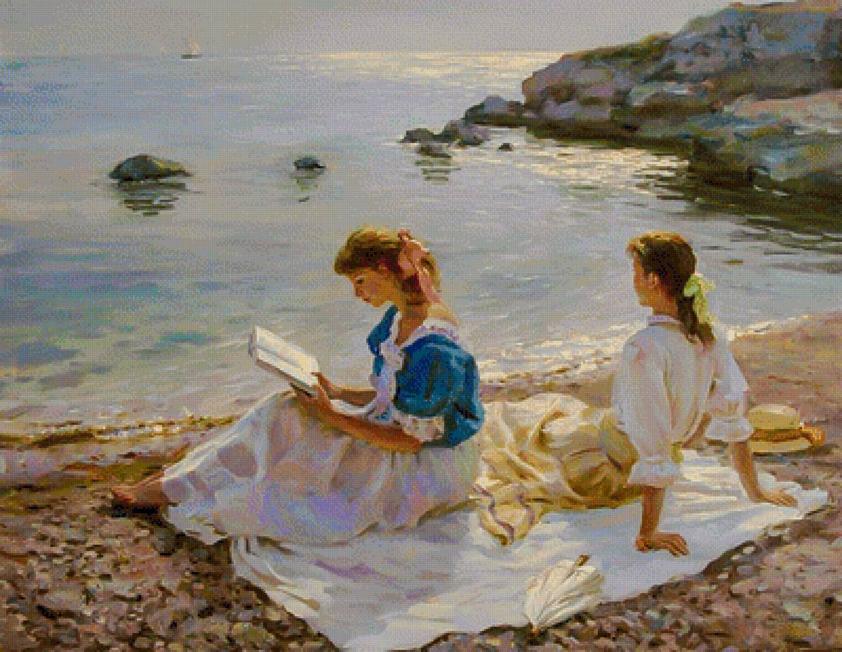 Cordial Feelings. - alexander averin painter.seascape.ladies. - предпросмотр