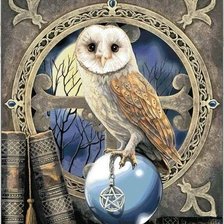 Схема вышивки «Сова»