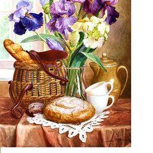 Схема вышивки «натюрморт»