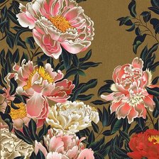 Схема вышивки «Пионы»