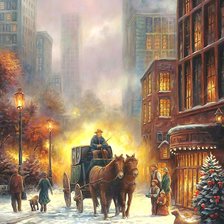 Схема вышивки «Рождественские песни»