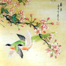 Схема вышивки «Ветка сакуры»