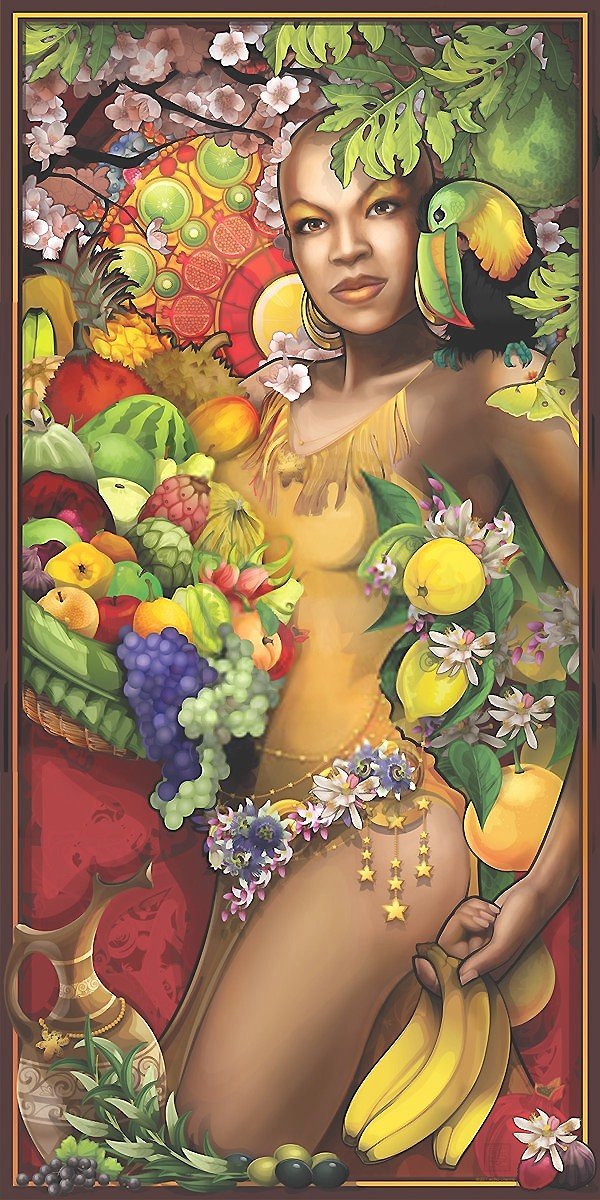 Богиня фруктов - оригинал