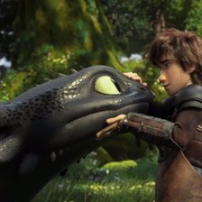 Схема вышивки «Беззубик и Иккинг»