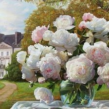 Схема вышивки «цветы»