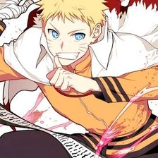 Схема вышивки «Наруто хокаге»