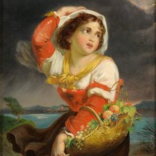 Схема вышивки «девушка»