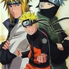 Схема вышивки «Наруто какаши и минато»
