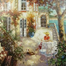 Схема вышивки «Волшебное утро»