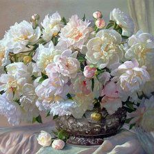 Схема вышивки «цветы»